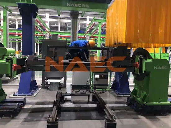 Chassis Robotic Welding System for Scissor Lift Naec Precision Solution for Smart Factory 