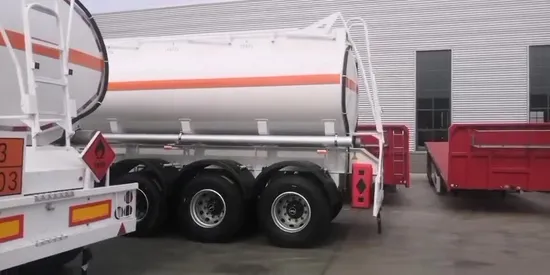 3 Axles 36000 40000 42000 45000 Liters Aluminum Carbon Steel Diesel Oil Tank Fuel Tanker Truck Trailer 