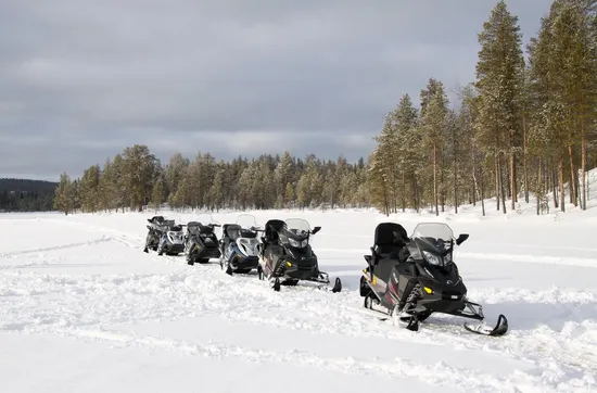 Four Stroke Snowmobile Featuring Naturally Aspirated Intake System 