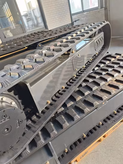 China Professional Manufacturer Rubber Track Chassis Undercarriage System for Sale
